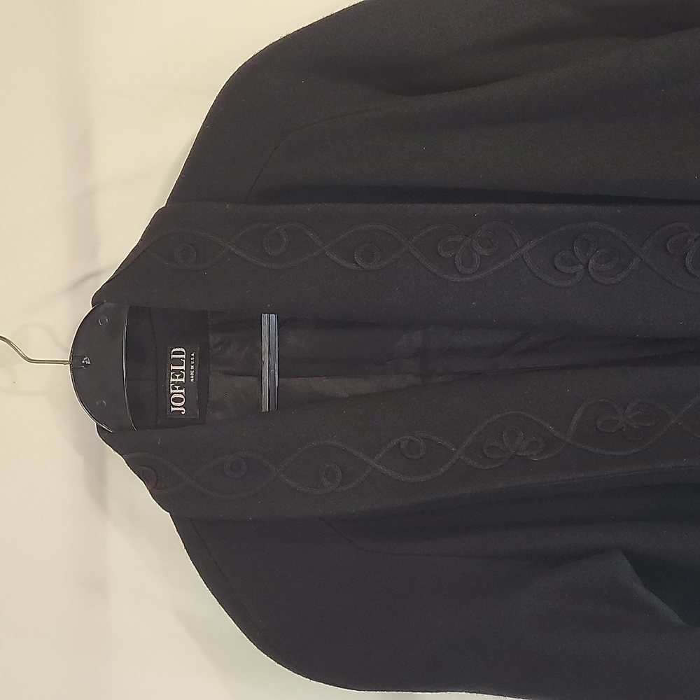 Men's Black Jofeld Overcoat